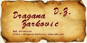 Dragana Žarković vizit kartica